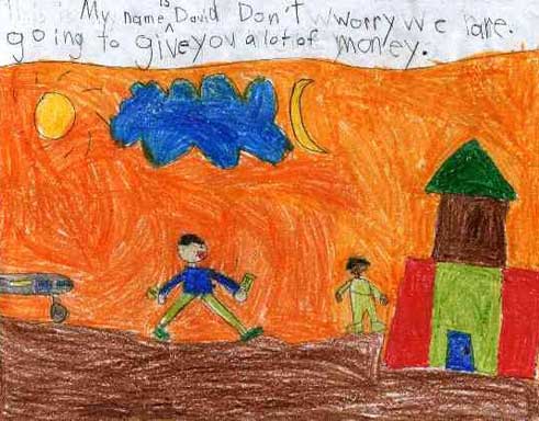 David's drawing (Holly Elementary, Canada)